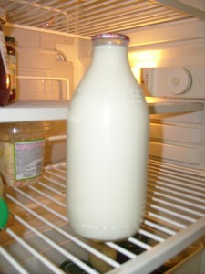 Bottle of milk